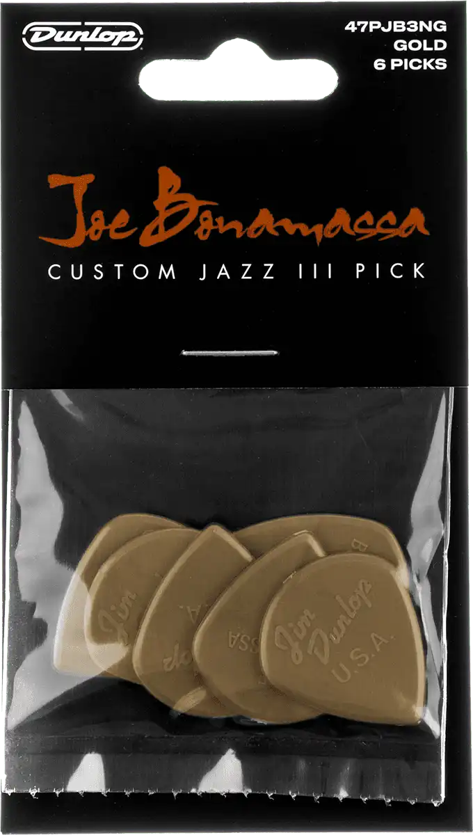 Dunlop Joe Bonamassa Custom Jazz III Picks 6 Stück